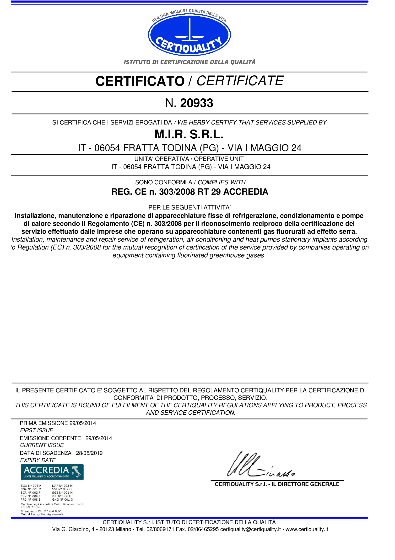 Certificazioni | Sicurezza | Impianti Elettrici | Perugia